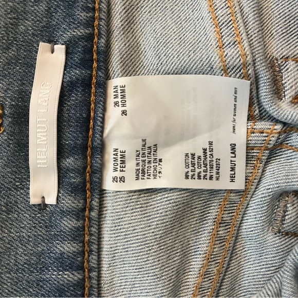 Helmut Lang jeans. NWT. Color light stone. Size 26 men’s , 25 women’s. $290 tag - Picture 2 of 6